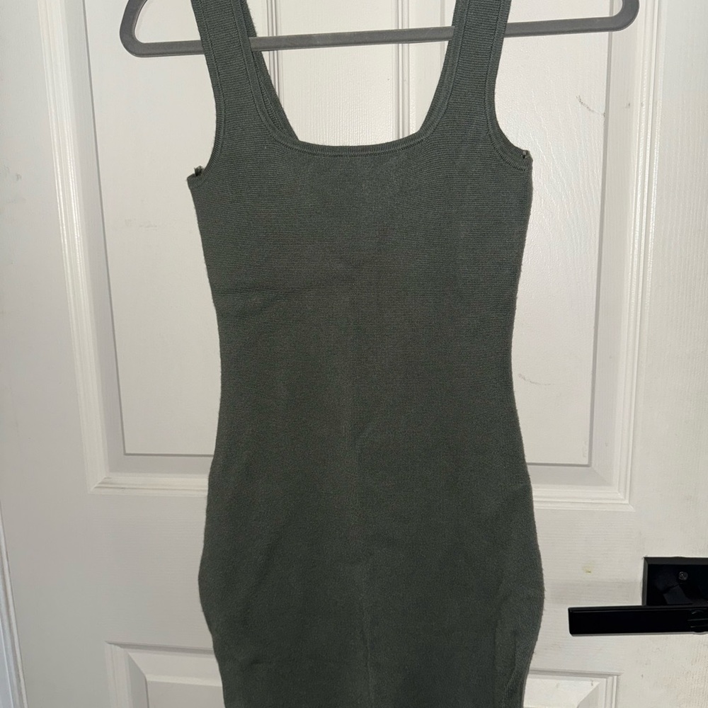 Abercrombie & Fitch Olive Green Mini Dress